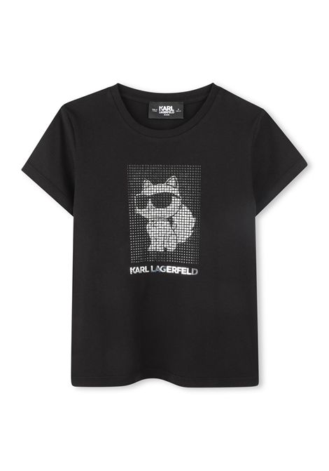 T-shirt con stampa KARL LAGERFELD KIDS | Z3048909B